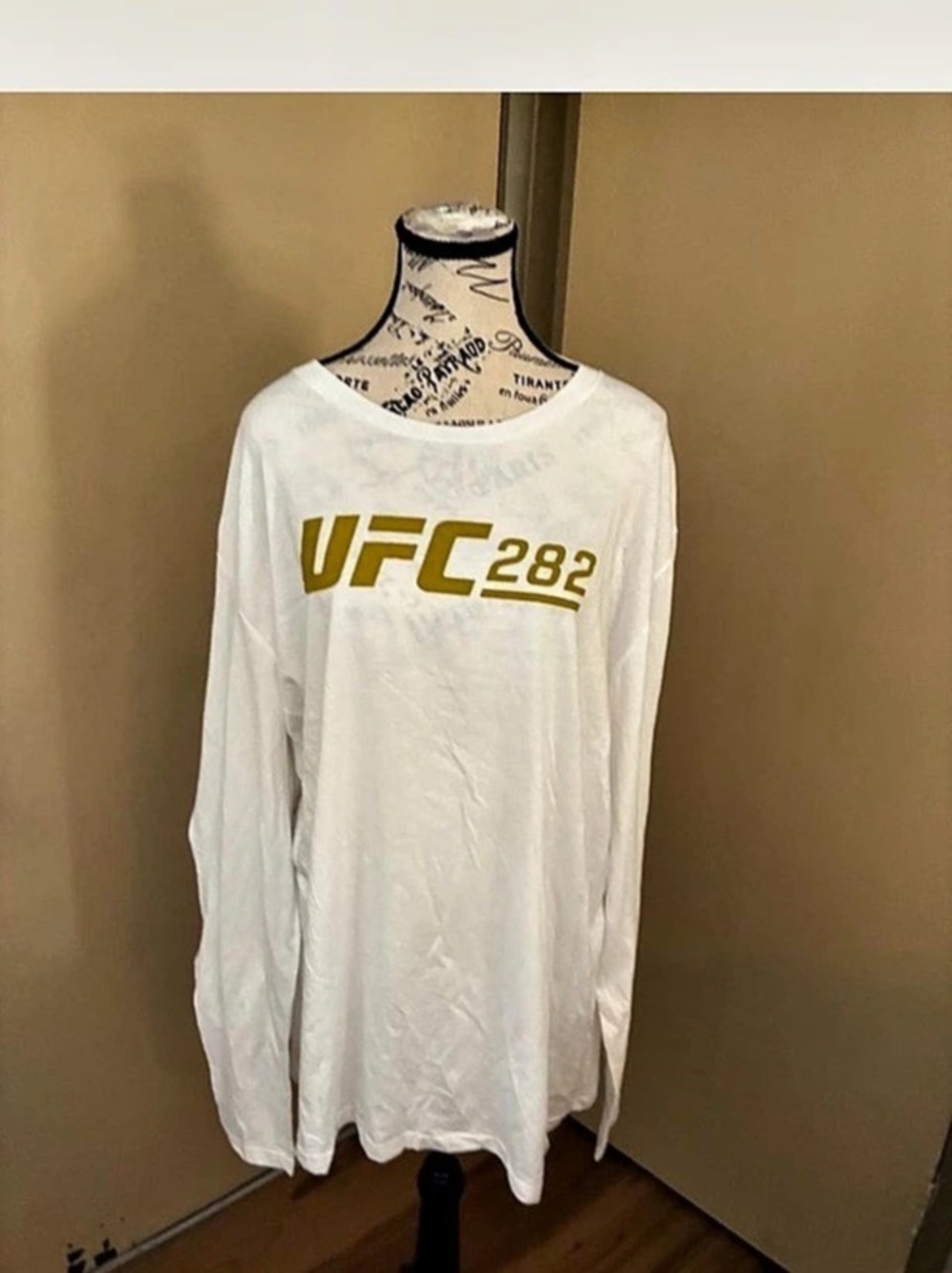 UFC 282 Jan Blachowicz vs Magomed Ankalaev Long Sleeve Shirt White 2XL